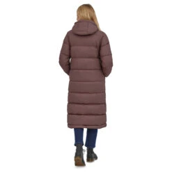 Patagonia Women's Silent Down Long Parka - Coat -Outdoor Equipment Series patagonia womens silent down long parka coat detail 3