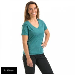 Stoic Women's Merino150 HeladagenSt. T-Shirt - Merino Shirt -Outdoor Equipment Series stoic womens merino150 heladagenst t shirt merino shirt detail 10